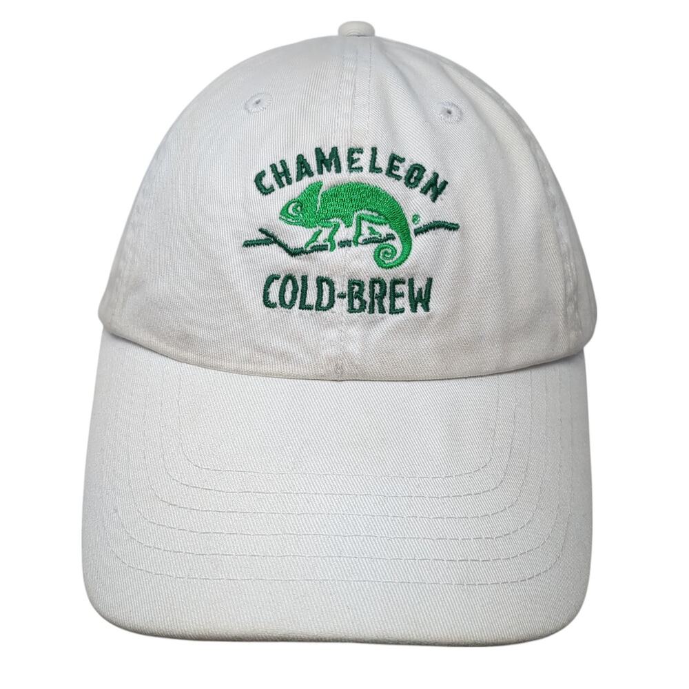 Chameleon Cold-Brew Slideback Baseball Cap White One Size Adjustable Continental